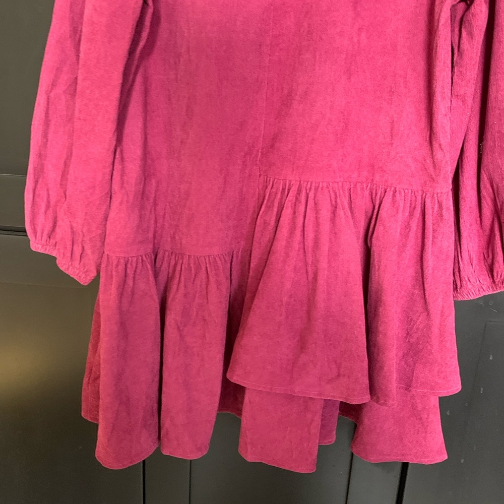 Pink Button-Up Dress Size M - Picture 3 of 9